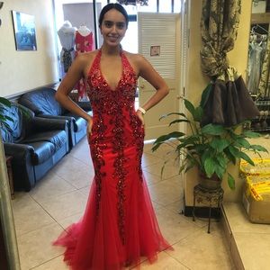 Beautiful gown for pageant or ball.